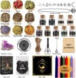 Witchcraft Supplies Kit for Spells, 56 PCS Witch Box Include Dried Herb Crystal ... - Image 6
