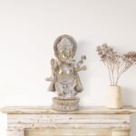 Gold Lord Ganesha Statues- Hindu Elephant God Statue Resin Sculpture Indian Gane... - Image 3