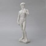 Veronese Design 13 Inch David by Michelangelo Statue Resin Sculpture White Marbl... - Image 3