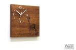Solid Wood Wall Clock - Statue of Liberty - Wood Laser Engraved - Massive Wood I... - Image 3