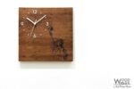Solid Wood Wall Clock - Statue of Liberty - Wood Laser Engraved - Massive Wood I... - Image 4