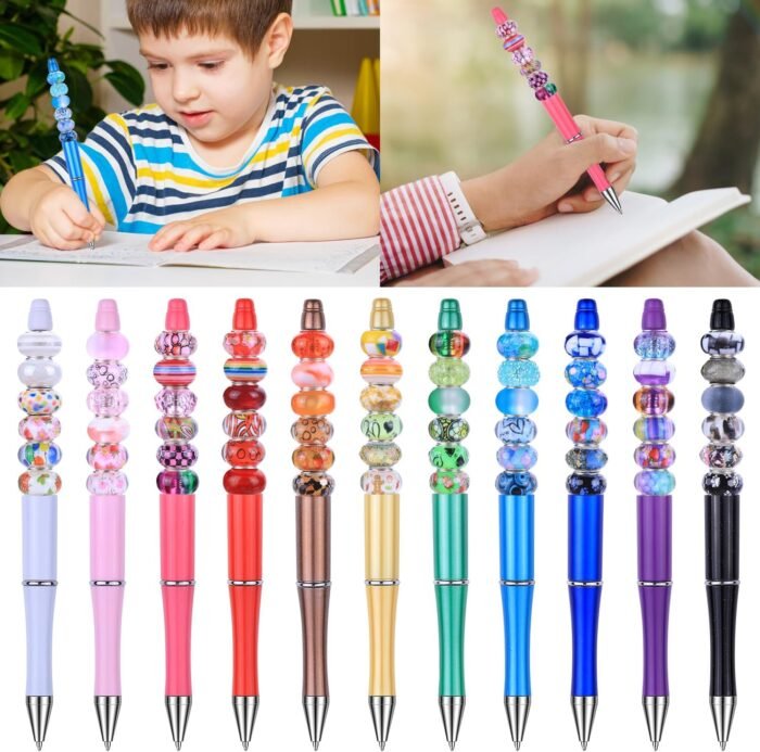 AIPRIDY 260 Pieces Large Hole Fairy Wand Garden Beads, Assorted European Craft B... - Image 3