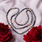 Collar de Aggayu Santeria Necklace - Brown, Light Blue & Multicolor Beaded Eleke... - Image 3