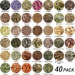 40 Pack Witchcraft Supplies Herbs Kit - Dried Herbs and Flowers for Witch Beginn... - Image 3
