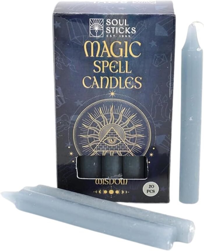 SOUL STICKS Wisdom Magic Spell Chime Taper Candles 20 Pack - Ideal for Altar, Ri... - Image 10