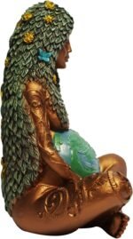 Mother Earth Statue, Fertility Nature Gaia Goddess Statue, Wiccan Altar Table Su... - Image 3