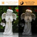 Angel Garden Statue,Memory Guardian Solar Garden Decor with Warm Light,Waterproo... - Image 5