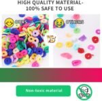 MIIIM 3600 PCS 10 Strands Polymer Clay Beads for Jewelry Making, Vinyl Heishi Be... - Image 3