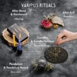 Wyspell Large Witchcraft Kit 65 PCS - Witch Altar Spell Set - Wiccan Supplies an... - Image 4