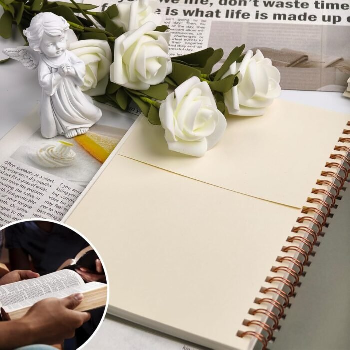 Notebook for Women, 2 Pack Spiral Notebooks – Aesthetic College Ruled Notebook, ... - Image 4