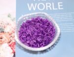 Glass Bugle Beads Penta Angel 1100Pcs /50g Mini Long Tube Seed Beads 2×6mm Small... - Image 3