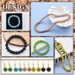100pcs 10mm Rhinestone Clay Beads for Crafting - Ice Collection Baseball Bling S... - Image 5