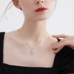 Hamsa Hand Necklace for Women 925 Sterling Silver Hamsa Necklace Amulet Spiritua... - Image 6