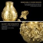 Sculpture Desktop Ornament Ideal for Gift Statues for Yard and Garden 7 5 Brass ... - Image 4