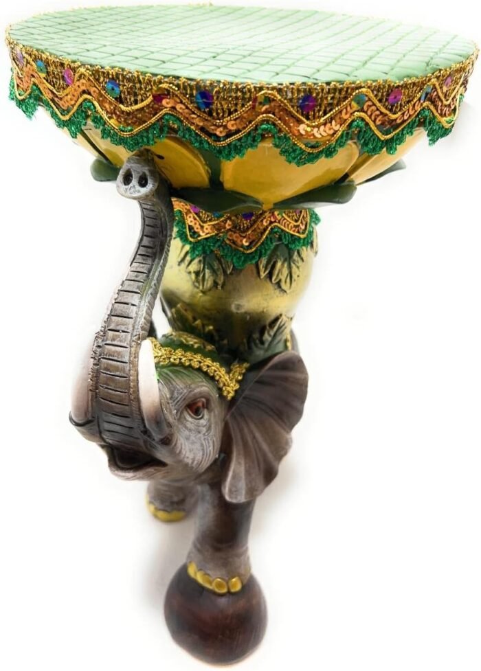Skinmed 13 Inch Orula Pedestal Statue Yoruba Santeria Lucumi Elephant Figurine-L... - Image 4