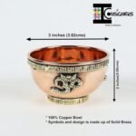 Indian Consigners Small Altar Witchcraft Serving, Offering or Smudging Copper Br... - Image 3