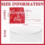 200 Pcs Church Offering Envelopes Tithe Envelopes for Church Blessings and Love ... - Image 4