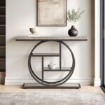 LITTLE TREE Console Table, 4-Tier Entryway Table Behind Couch Table, 41.3-Inch F... - Image 7