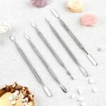 Clay Sculpting Tools, 5 PCS Stainless Steel Pottery Spatula Wax Carving Tools Se... - Image 4