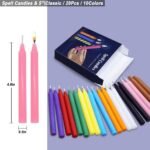 Premium Quality Mini Taper Candles for Ceremony, Prayer, Birthday, Meditation, A... - Image 3