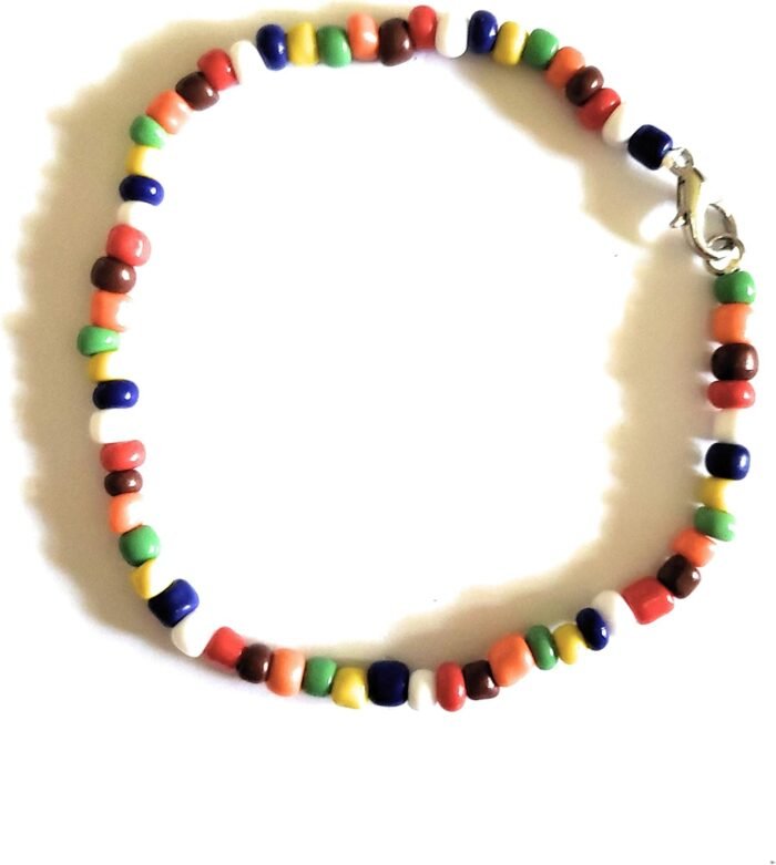 worldmartshopping Osain - Santeria Glass Bead Eleke & Ilde Set, Single Strand - Image 3
