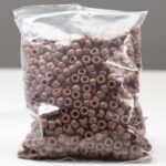 Gxueshan 1000 Pcs Acrylic Brownish Red Pony Beads Friendship Beads 6x9mm Bulk fo... - Image 5