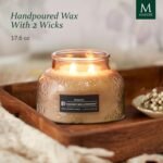 Coconut Milk & Patchouli Candle Jar (17.6 oz) Cane Sugar, Palm Leaves, & Sandalw... - Image 6