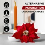 Chime - Spell Candles Unscented Assorted Colored Candles Mini Taper 4 Inch Tall ... - Image 3