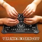 Pendulum Board Dowsing Kit with 3 Pcs Wooden Spirit Board Talking Board,1 Metaph... - Image 5