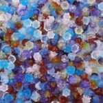 100pcs Flower Crystal Glass Bead Caps Lily of The Valley Beads for Jewelry Makin... - Image 4