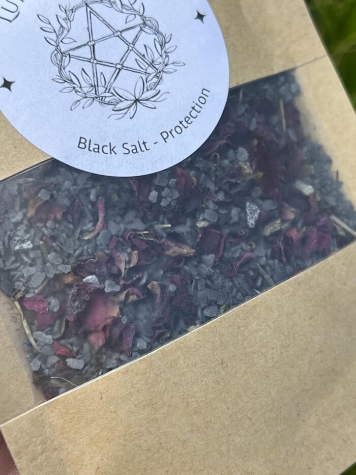 Witches Black Salt Herbal Blend | Spellcasting Ritual Spiritual Fiery Wall of Pr... - Image 7