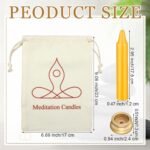 52 Pcs 30 Minute Mindful Meditation Candle Bulk Mini Taper Candles Ritual for Me... - Image 3