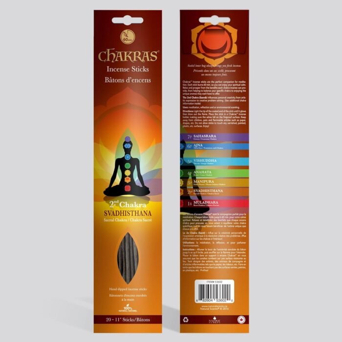 Chakras Incense Sticks, Perfect For Meditation, Reiki, Yoga, Relaxation, & Heali... - Image 3