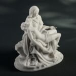 US Michelangelo Pieta Statue, White, Polystone, Classic, Decorative - Image 3