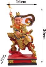 Nezha- 12 Inch Resin Household Altar Decoration, Hand-Painted Home Ornament for ... - Image 3