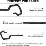 Shepherd Wizard Staff Prop,Plastic Shepherd Staff Stick Cane for Costume Accesso... - Image 3