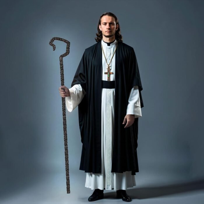 Shepherd Wizard Staff Prop,Plastic Shepherd Staff Stick Cane for Costume Accesso... - Image 4