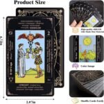 Tarot Cards with Guide Book & Linen Carry Bag, 78 Classic Original Tarot Cards D... - Image 5