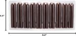 Govinda - 4 Inch Mini Ritual Chime Spell Candles - Brown - Pack of 20 - Image 4