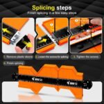 JOREST Connectable Contour Gauge (10+5 Inch), Gifts Ideas for Men Dad Handyman H... - Image 6