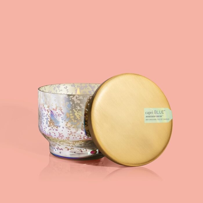 Capri Blue Honeydew Crush Scented Candles for Home - Mercury Iridescent Inverted... - Image 3