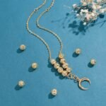 PH PandaHall Hollow Out Round Spacer Beads, 30pcs 18K Gold Plated Tibetan Style ... - Image 3