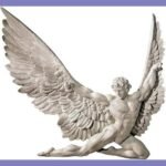 Design Toscano Icarus Winged Man Wall Sculpture, 11 Inch, Ancient Ivory - Image 4