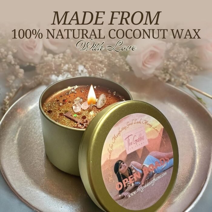Open Roads Spell Candle by The Goddess Of Flame | Crystals & Essential Oils, Nat... - Image 3