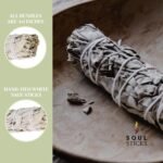 SOUL STICKS 4 Inch 12 Pack California White Sage Smudge Sticks Bulk for Home Cle... - Image 3