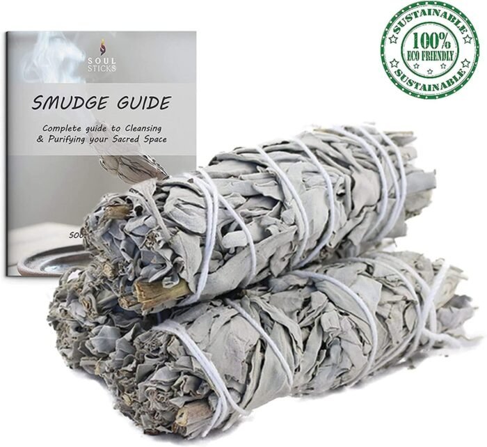 SOUL STICKS 4 Inch 12 Pack California White Sage Smudge Sticks Bulk for Home Cle... - Image 8