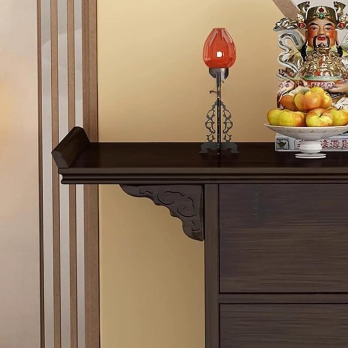 MATISUN Altar Table with Drawer, Prayer Table, Meditation Altar Table (80cm(31.5... - Image 7