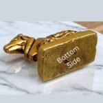 Brass Nandi Idol Shiv Parvati Vahan Bull Embossed Statue for Vastu 1"inch (50 Gr... - Image 4