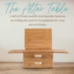 Energy Mindfulness Altar Table. Altar Table for Spiritual. Meditation Altar Tabl... - Image 3