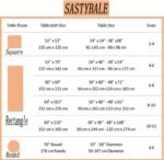 Rectangle Table Cloth - 60 x 84 Inch White Jacquard Tablecloths Damask Design Sp... - Image 4